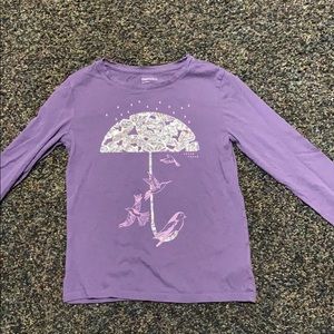 girls long-sleeved shirt